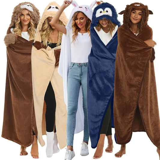 Hooded Animal Blanket